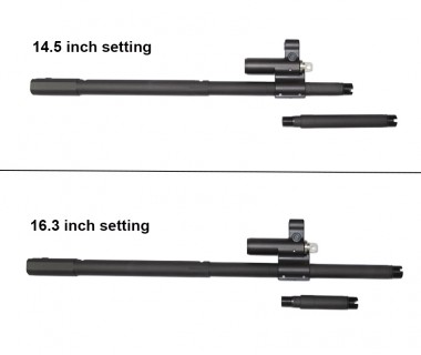 AKM (T.Marui GBB) CNC OD type Front Sight/Gas Block and Outer Barrel set