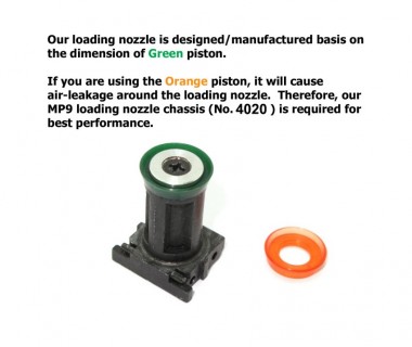 MP9 (KSC-System 7) Loading Nozzle Chassis Piston