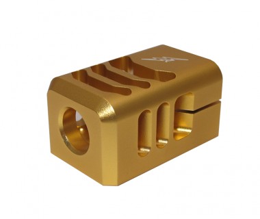 Glock (T.Marui) CNC Aluminium 3-Cut A-style Comp Gold