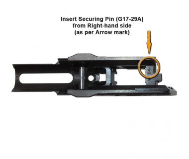 Glock 17 Gen4 (T.Marui) CNC Steel Light Weight Frame Rail Mount