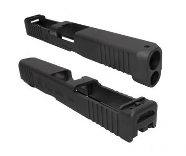 Glock 17Gen5 (T.Marui) CNC 6061 Aluminium Slide, Steel Rail & Barrel