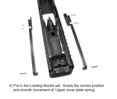 Glock 17Gen5 (T.Marui) CNC 6061 Aluminium Slide, Steel Rail & Barrel