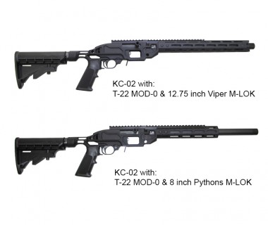 KC02 (KJ) CNC 6061 Aluminium Receiver Urban Grey T-22 MOD0