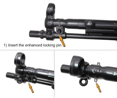 MP5 (Marui Next Gen) CNC 6061 Aluminium Ext. Monolithic Handguard