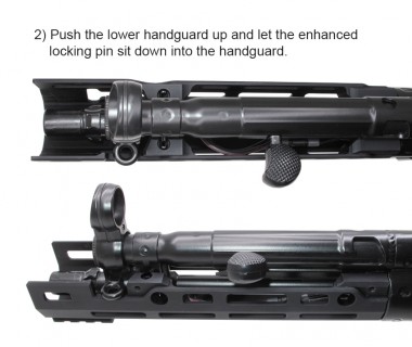 MP5 (Marui Next Gen) CNC 6061 Aluminium Ext. Monolithic Handguard