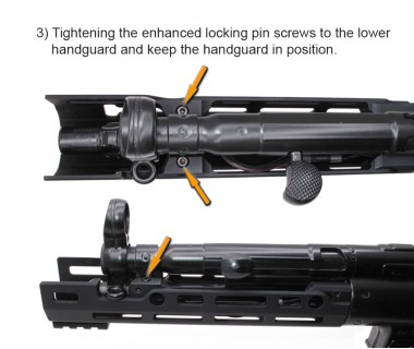 MP5 (Marui Next Gen) CNC 6061 Aluminium Ext. Monolithic Handguard