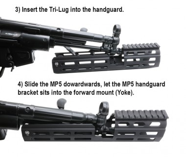 MP5 (Marui Next Gen) CNC Aluminium M-LOK S-Handguard (2025)