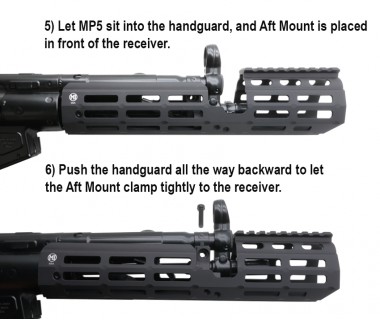 MP5 (Marui Next Gen) CNC Aluminium M-LOK S-Handguard (2025)