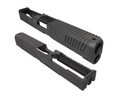 Glock 17Gen5 (T.Marui) CNC 6061 Aluminium G style slide set (-M14)