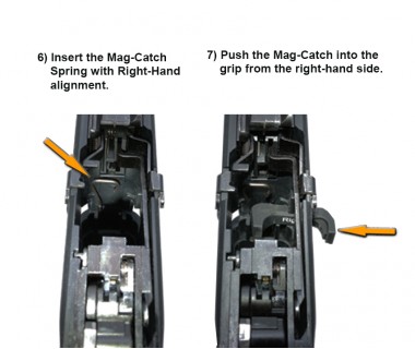 Glock 17&19 Gen 4&5 (T.Marui) CNC Aluminium A-style Right-hand Extended Mag-Catch