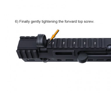 MP5 (VFC) CNC 6061 Aluminium Ext. Monolithic Handguard