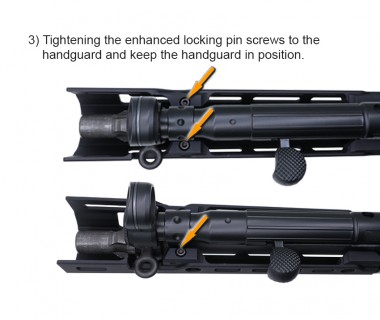 MP5 (VFC) CNC 6061 Aluminium Ext. Monolithic Handguard