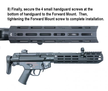 MP5 (VFC) CNC Aluminium M-LOK S-Handguard (2025)
