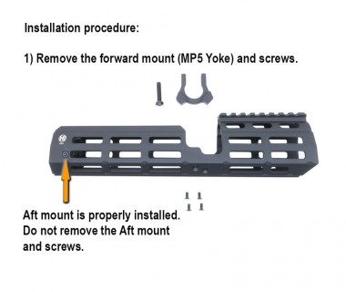 MP5 (VFC) CNC Aluminium M-LOK S-Handguard (2025)