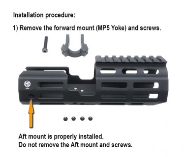 MP5K (VFC) CNC Aluminium M-LOK S-Handguard (2025)
