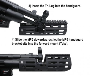 MP5K (VFC) CNC Aluminium M-LOK S-Handguard (2025)