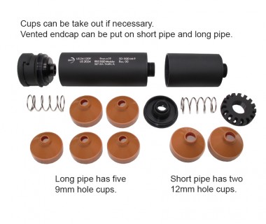 MP5 (Marui Next Gen) CNC 6061 Aluminium Dummy SQD-M-9