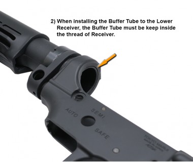 M4 (Marui Evolt) CNC KAC style End Plate Sling Mount Kit