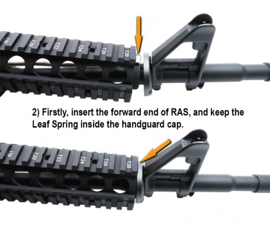 M4, M4A1 (Marui Evolt, Next Gen) CNC Aluminium RAS