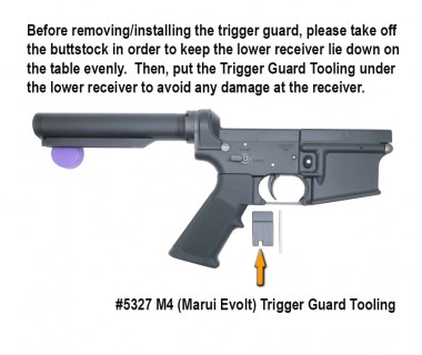 M4 (Marui Evolt) CNC Aluminium KAC01010 Trigger Guard