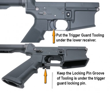 M4 (Marui Evolt) CNC Aluminium KAC01010 Trigger Guard