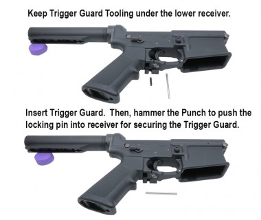 M4 (Marui Evolt) CNC Aluminium KAC01010 Trigger Guard