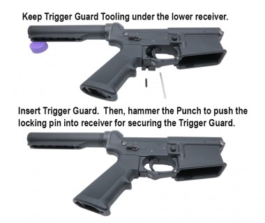M4 (Marui Evolt) CNC Aluminium KAC20491-1 Trigger Guard